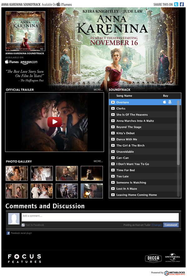 600 anna karenina Promoting Movie Soundtracks: Anna Karenina and the Last Quartet