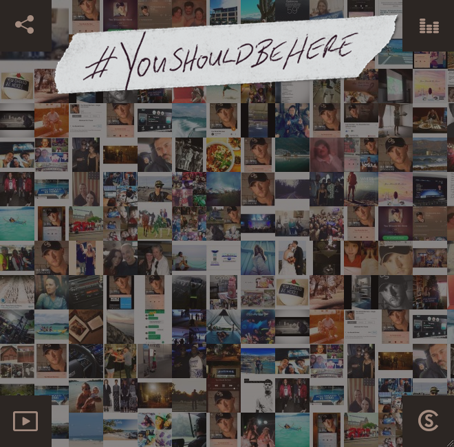 mosaic grid with instagram content